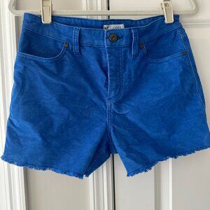 Carve Designs High-Rise Oahu Shorts Blue Size 4